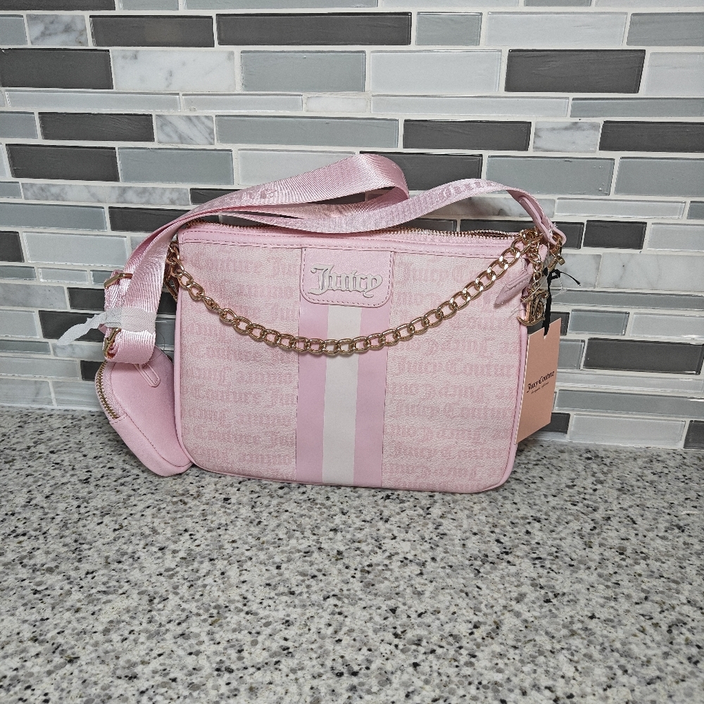 Juicy Couture State of My Heart xbody clutch Light Pink